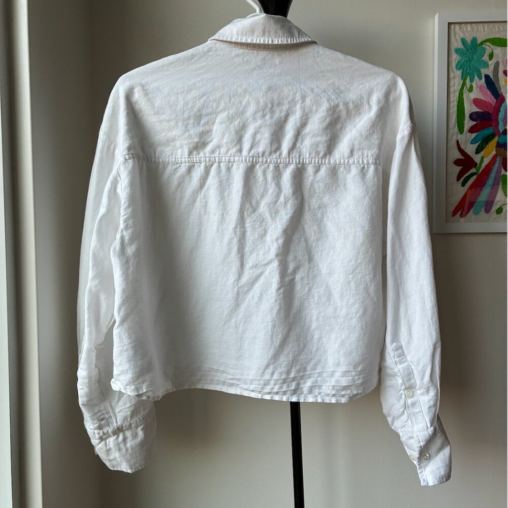 Madewell White Linen Shirt - Picture 7 of 13